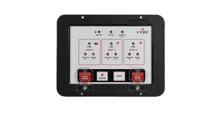 X-FIRE zoned fire suppression control panel