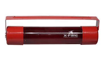 X-Fire auto ampoule, glass tube in red housing
