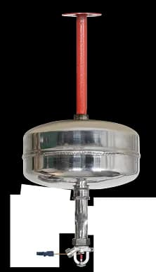 Ceiling-mounted X-Fire modular suppression unit