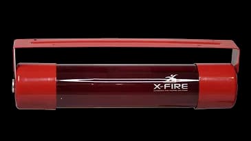 X-Fire auto ampoule, glass tube in red housing